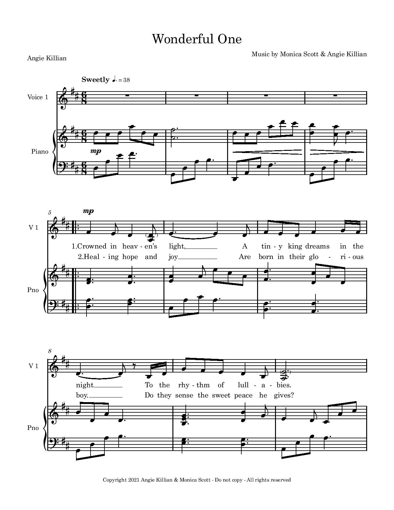 Wonderful One - Sheet Music (Solo Voice) - Image 2