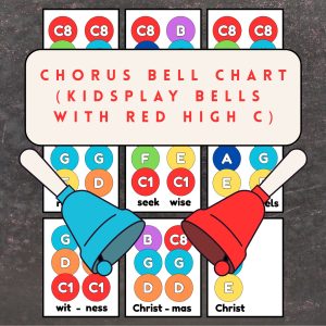Witness of Christmas - chorus bell chart (red high C)