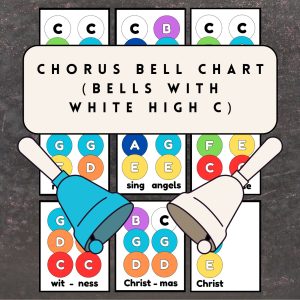 Witness of Christmas - chorus bell chart (white high C)