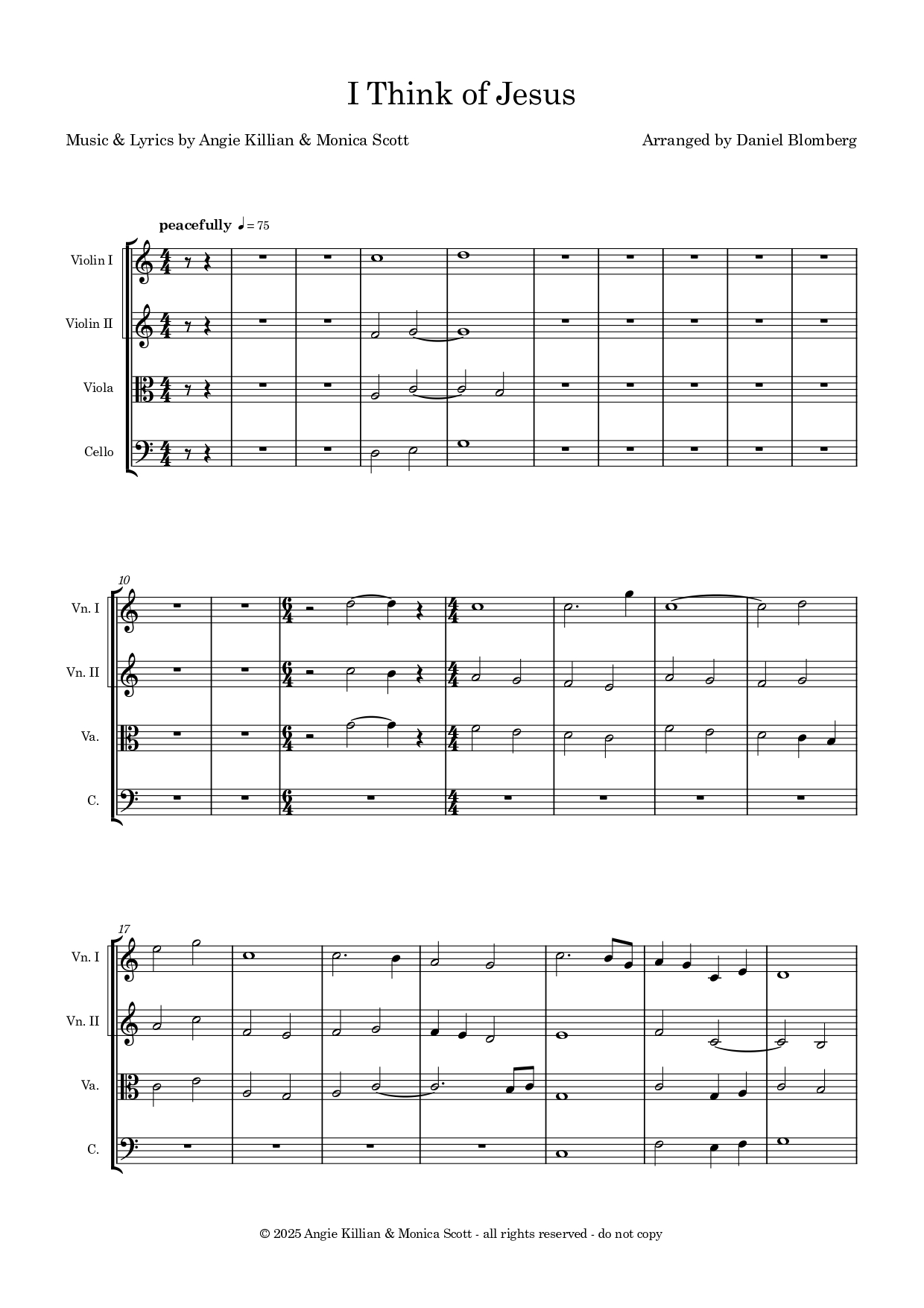 I Think of Jesus - vocal solo (2 copies) - Image 2